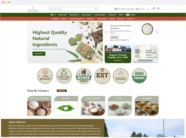 shay and company website image