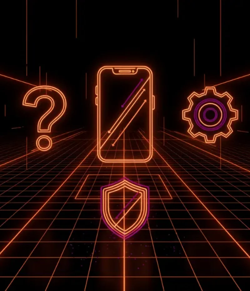 app maintenance faq icon